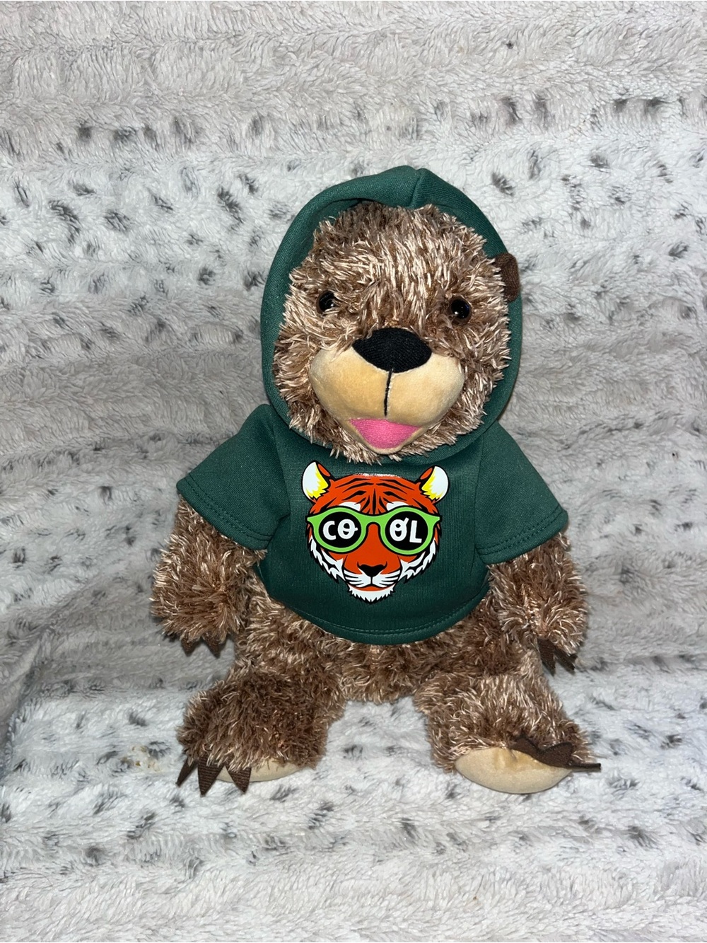 Build-A-Bear 2020 Retired Groundhog Plush 028107 w/ Tiger Hoodie Outfit